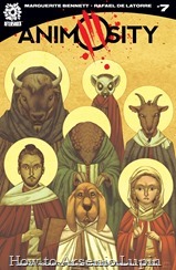 Actualización 12/10/2017: Se agregan los números #6 y #7 de Animosity por Shinji y Rockfull para Outsiders y Prixcomics. Jesse y Sandor continúan su camino hacia San Francisco, no sin antes toparse con... ¿un dragón? 
