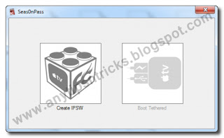 Next, click  'Create IPSW'