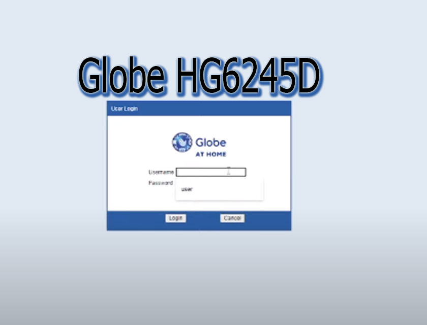 Globe HG6245D Admin Password