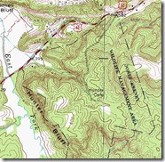 Hunter Bluff Topo