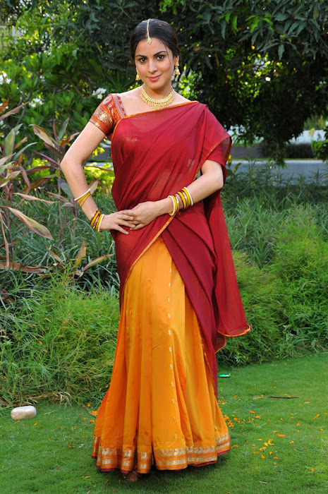shraddha arya in half saree latest photos