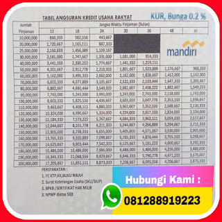 Tips Sukses Dapat Pinjaman KUR Mandiri Di Jamin 100% Berhasil !