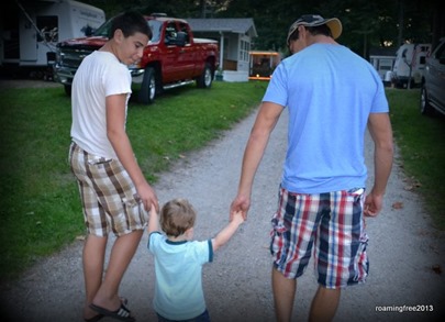 Walking with the big cousins!