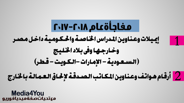 تجميعة شاملة لعناوين وإيميلات المدارس فى دول الخليج فى جميع التخصصات مع شرح عمل سيرة ذاتية بكل سهولة