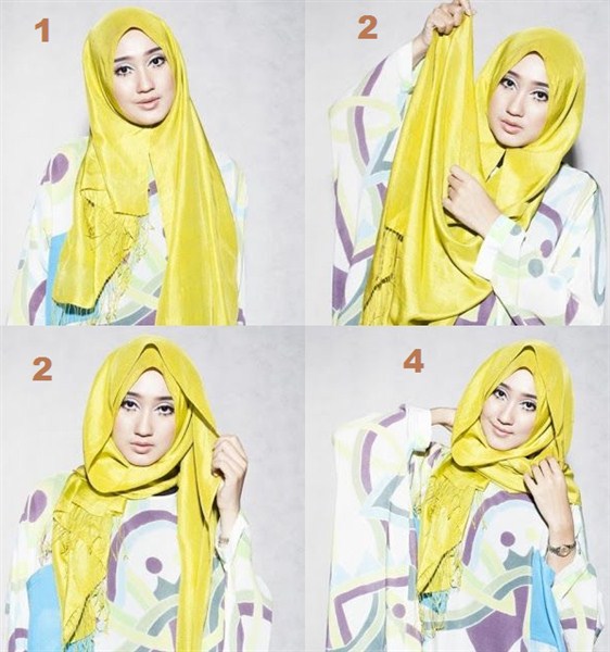 Contoh isu terkini model tutorial kerudung hijab pashmina terbaru untuk muslimah indonesia 32 Tutorial Hijab Pashmina Model Kreasi Terbaru 2017/2018