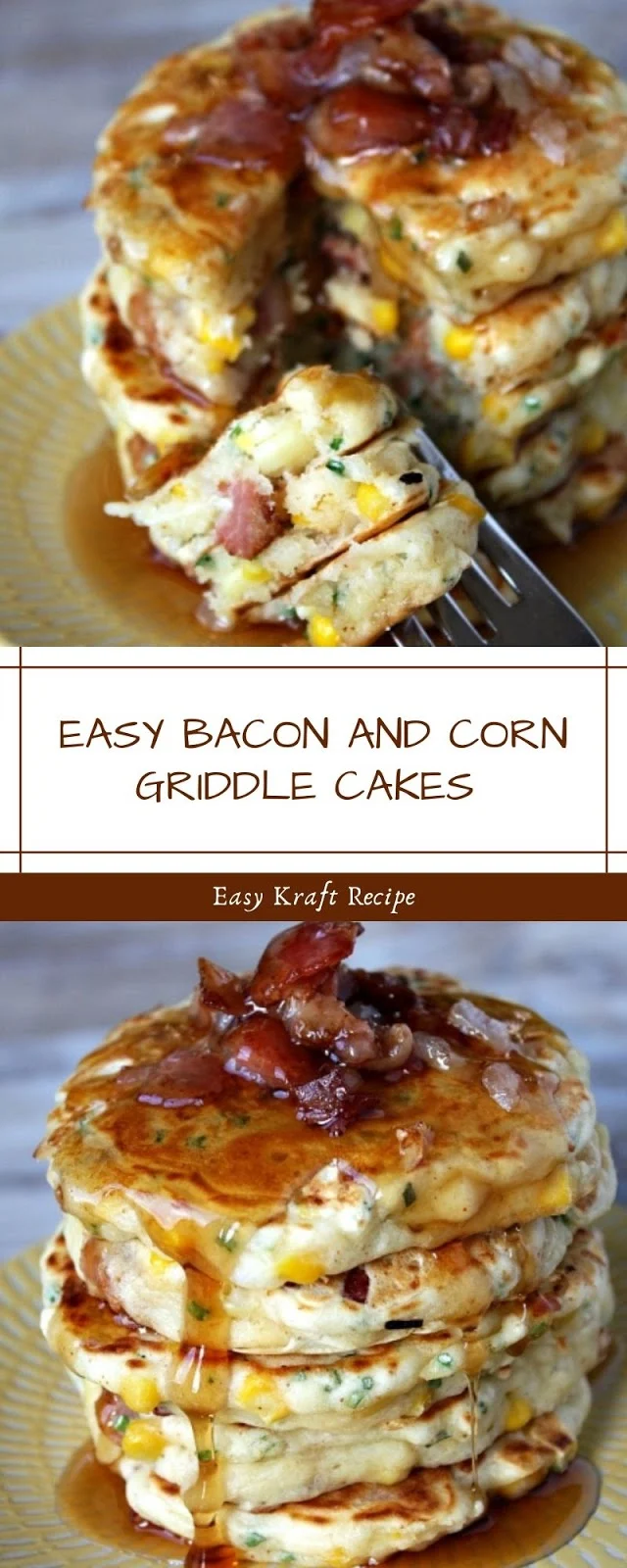 EASY BACON AND CORN GRIDDLE CAKES 