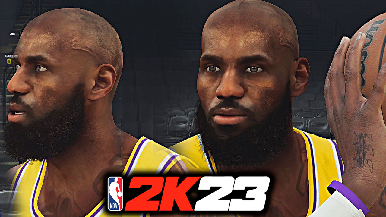NBA 2K23 LeBron James Cyberface