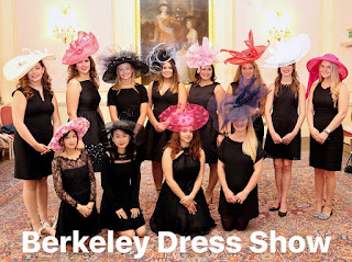 Debutantes posing in the latest hats by Mr John Boyd MBE.