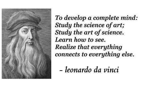 Crazee Patches Leonardo  d Vinci  on the Science of Art