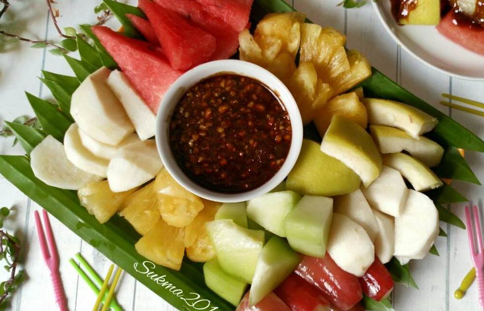 Resepi Kuah Rojak Buah Simple dan Sedap  Blogopsi