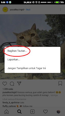 Cara Menyimpan Foto atau Gambar dari Instagram ke Galeri