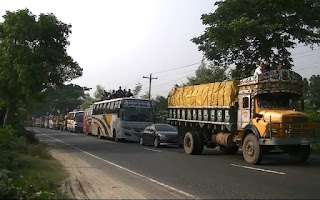 ঢাকা-টাঙ্গাইল মহাসড়কে যানজট কমছে