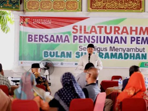 Wako Silaturrahmi Bersama Pensiunan Pemko Solok dan Sampaikan Program Strategis