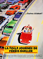affiche française de LA FOLLE JOURNEE DE FERRIS BUELLER, french poster