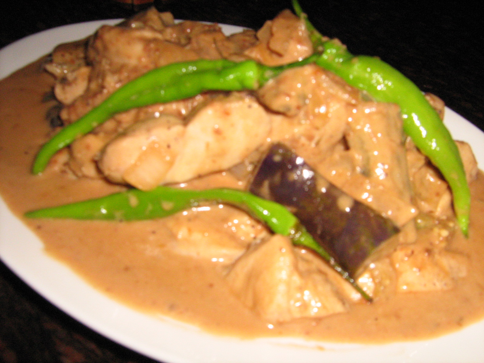 Chicken Binagoongan (cooked in shrimp paste) - (Filipino ...