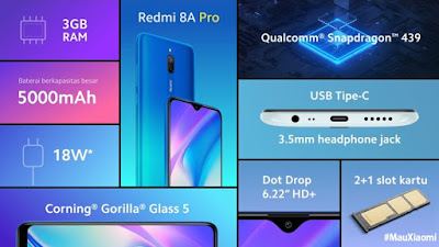 Spesifikasi Redmi 8A Pro