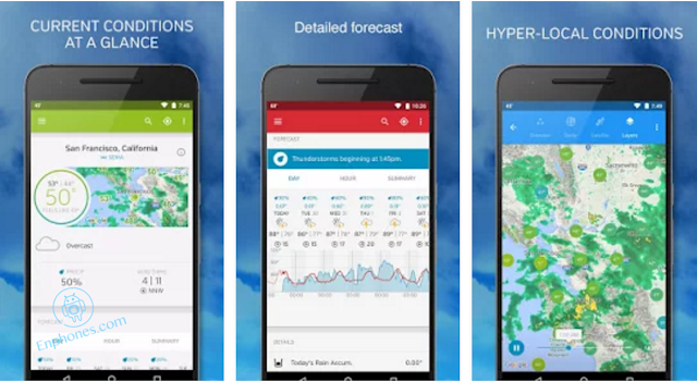 Download the best weather app Widget for android 2017