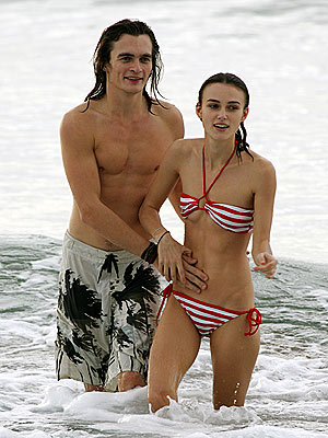 Kiera Knightley Yes she is very skinny That is why she has a hunk of a 