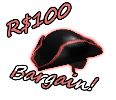 Roblox News Bargain Of The Week Captain S Tricorn - roblox pirate hat outfits