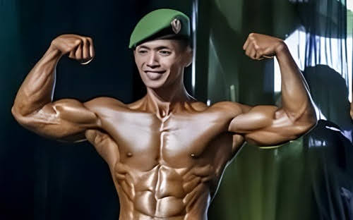 Sertu Suyanto, Babinsa Sumberbening Yang Memiliki Tubuh Kekar Berotot