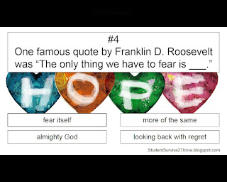 The correct answer is fear itself.