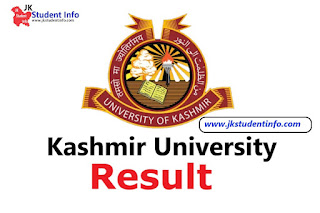 Kashmir University New Results Declared - Check Here