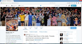screen grab of Rattle City Twitter profile page