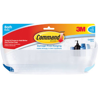 3M (BATH11-ESBU) Shower Caddy with Water-Resistant Strips, BATH11-ESBU [You are purchasing the Min order quantity which is 2 PACKAGE] 