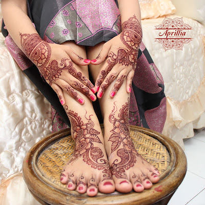 Henna Pernikahan, henna pengantin Inai Pengantin, Mahendi