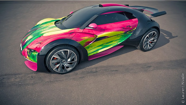 [2010 Art Car Citroen Survolt Concept Wallpaper]