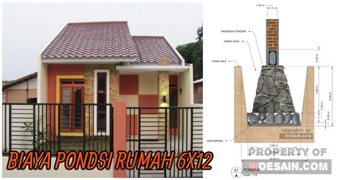  Biaya  Pondasi Rumah  Ukuran  6x12 Desain Rumah  Minimalis 
