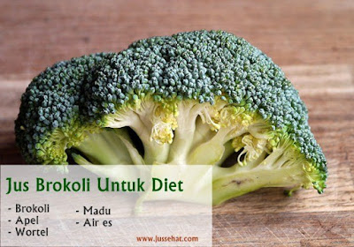 Brokoli sebagai bahan pembuat jus untuk diet