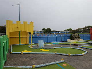 Crazy Golf course at Pontins Prestatyn Sands Holiday Park