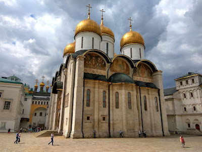 Catedral de la Asunción - Plaza de las Catedrales del Kremlin - Kremlin - Moscu - Rusia