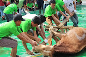 BERSAMA WARGABINAAN, KADIV PEMASYARAKATAN RIAU RAYAKAN IDUL ADHA 1443 H DI LAPAS PEKANBARU.