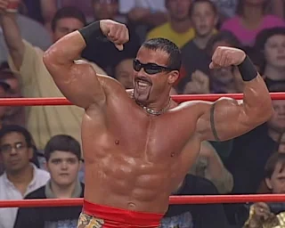 WCW Slamboree 2000 - Buff Bagwell strikes a pose before facing Lex Luger
