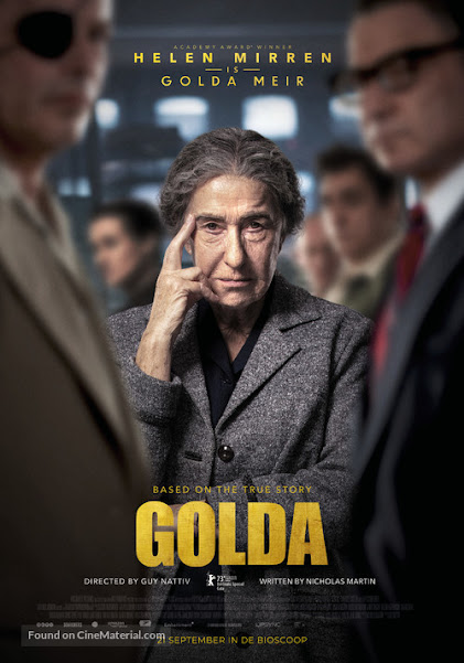 "Golda” poster, makeup panel ©2024 Festival in LA