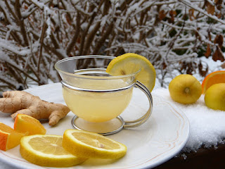 Ginger tea hot lemon