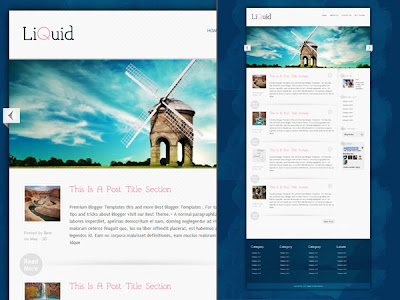 Download Liquid Blogger Template