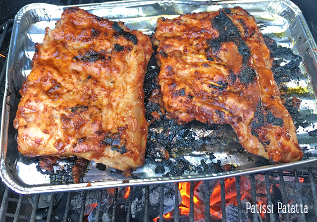 recette de spare ribs BBQ, ribs BBQ, cuisiner au barbecue, travers de porc au barbecue, recette estivale, marinade pour barbecue, marinade pour viandes, travers de porc à l’américaine, patissi-patatta