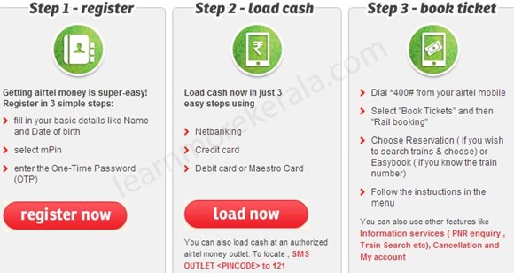 airtel money ticket