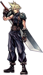 Cloud está chateado porque eu vou duvidar da sua alma de herói de RPG.