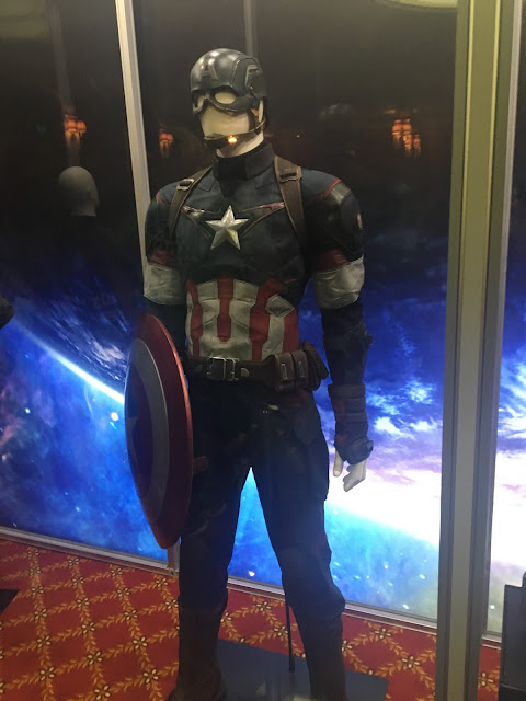 Captain America Superhero Film Used Costume Avengers Disney California Adventure Disneyland