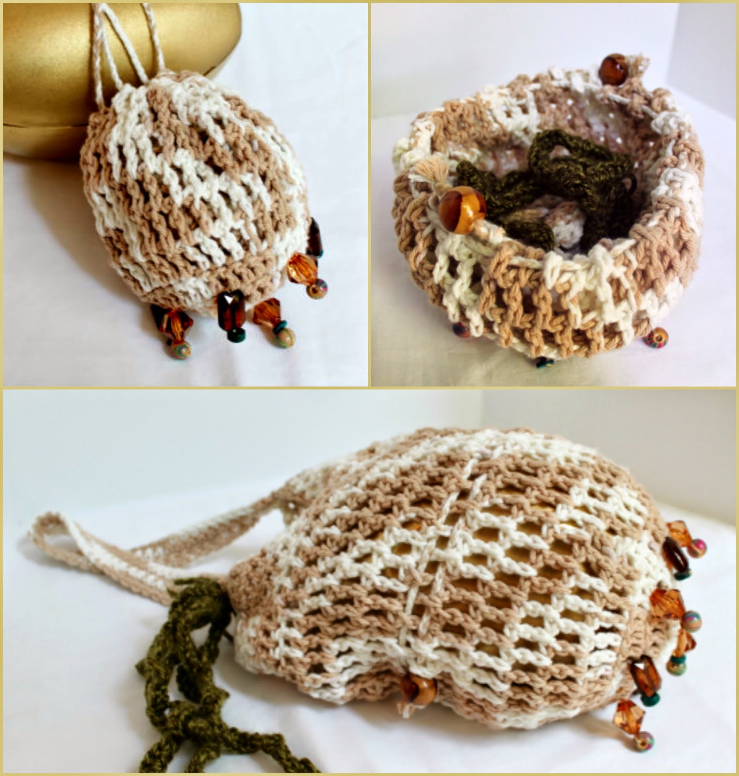 Harry Potter-Inspired Extendable Beaded Crochet Bag for CraftingCon | The Inspired Wren