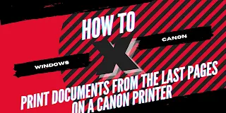 3 Cara Print Dokumen Dari Halaman Page Terakhir Di Printer Canon