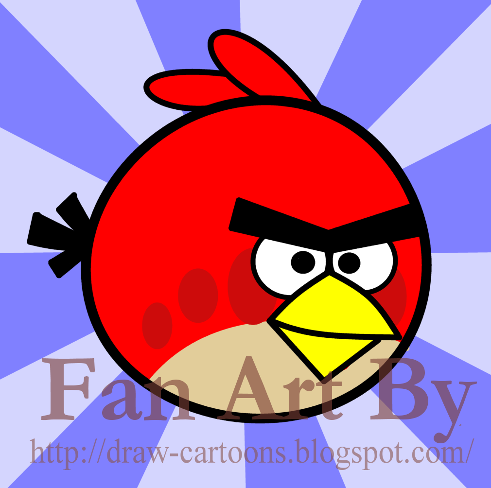 Pin Angry Birds Cartoon on Pinterest