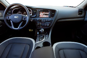 Interior of 2011 Kia Optima