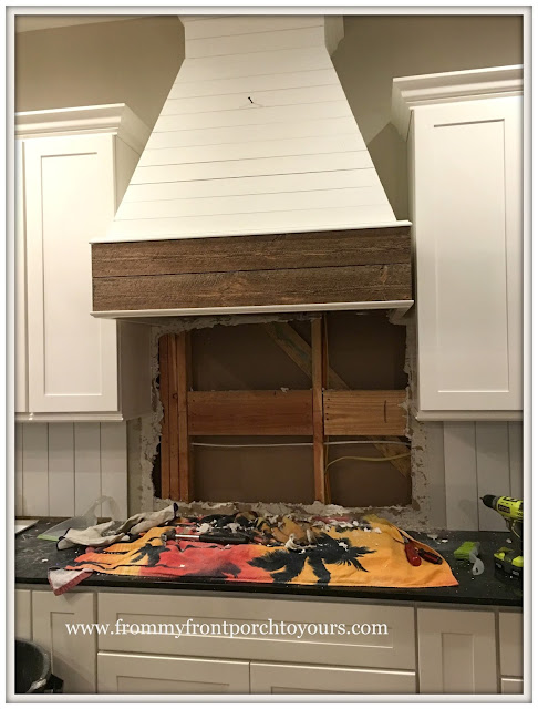 farmhouse kitchen DIY-tile rip out-from my front porch to yours