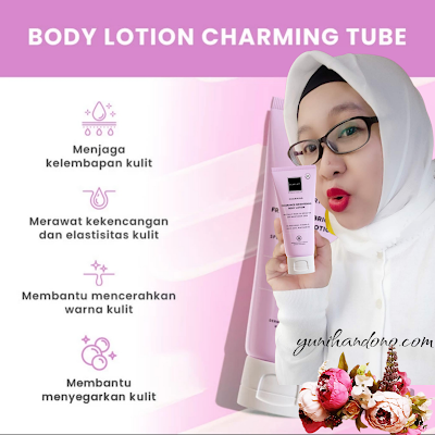body lotion charming tube