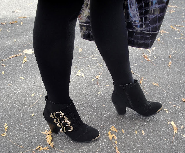 black and yellow, jcrew sweater, sweater, cashmere, ankle boots, ankle booties, frill skirt, tullip skirt, forever 21, tights, opaque tights, work wear, 